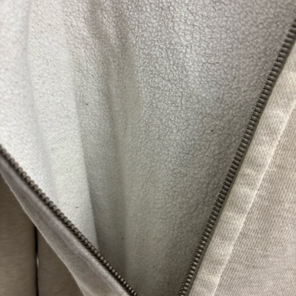 Polo Ralph Lauren Hoodie Men’s Large Tan Thermal Waffle Hood Zip - Picture 8 of 10